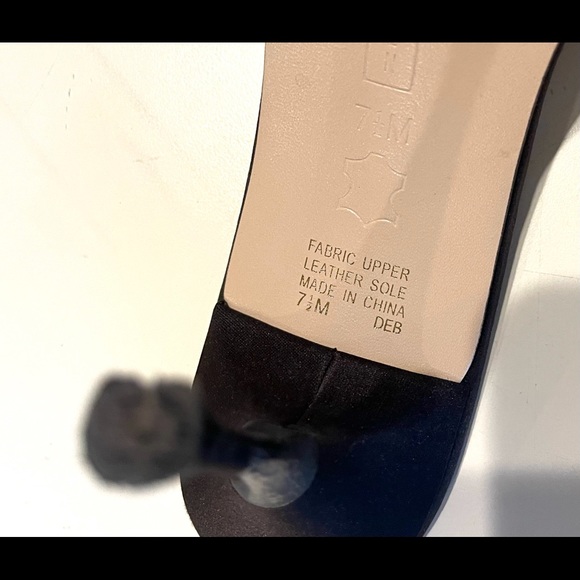 STEVEN by STEVE MADDEN  black rhinestone and net heels - Picture 9 of 13